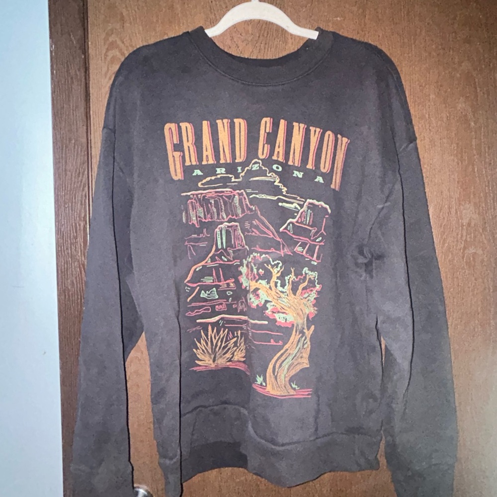 Grand Canyon Arizona Black Sweater